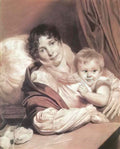 Orest Kiprensky mother and child 1809 Art A4 Photo Print