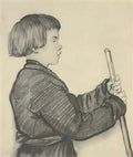 Orest Kiprensky peasant boy moska 1814 Art A4 Photo Print