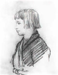 Orest Kiprensky peasant boy petrushka melancholic 1814 Art A4 Photo Print