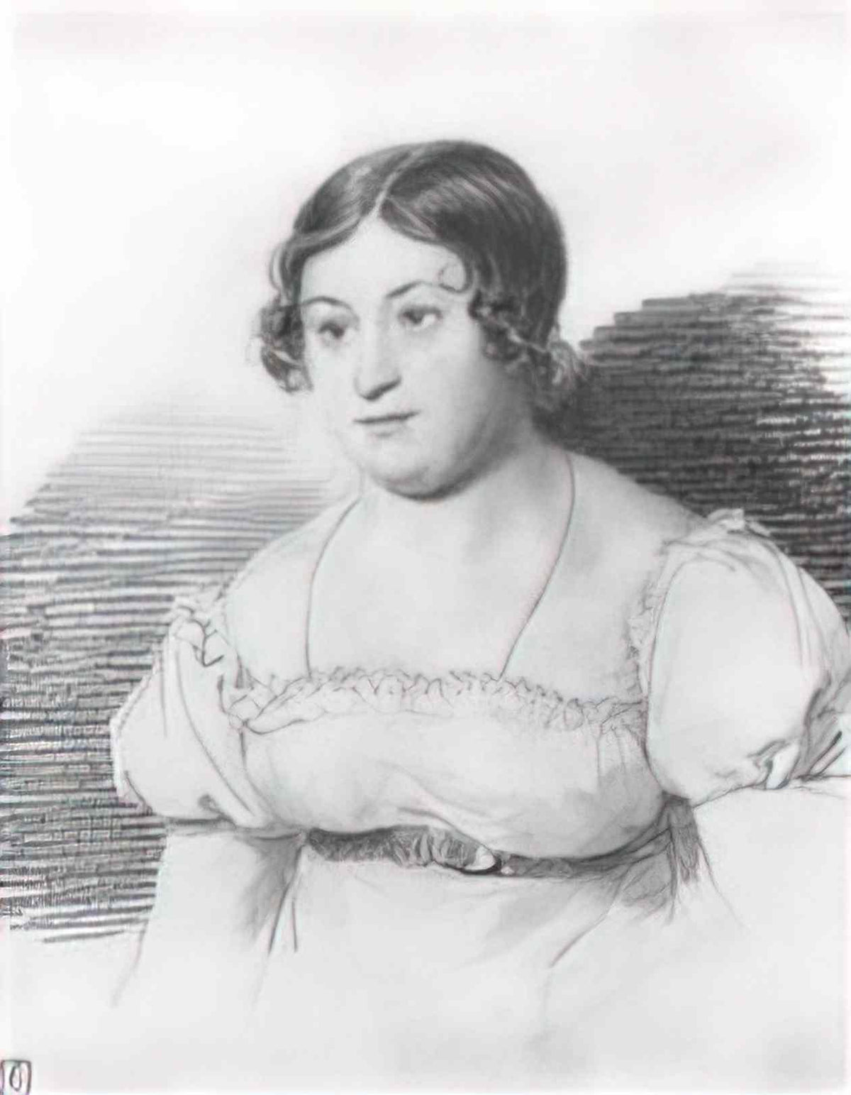 Orest Kiprensky portrait of alexandra lanskaya 1815 Art A4 Photo Print