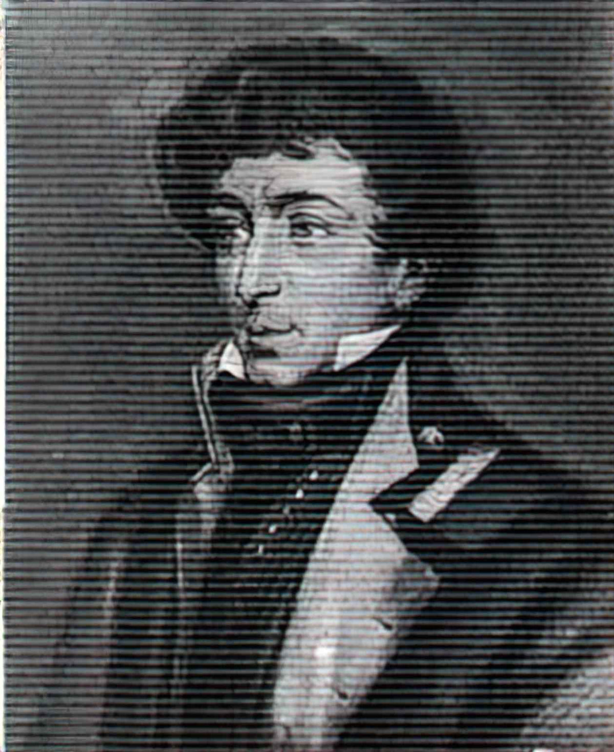 Orest Kiprensky portrait of konstantin batyushkov 1815 Art A4 Photo Print