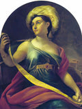 Orest Kiprensky portrait of nimfodora semenova 1828 Art A4 Photo Print