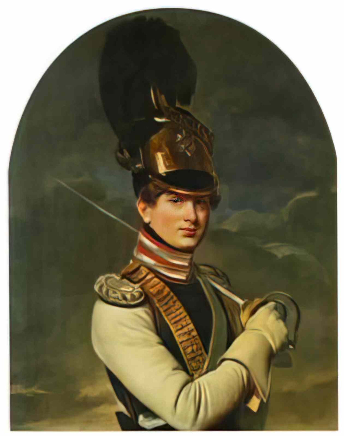Orest Kiprensky portrait of prince nikita petrovich trubetskoy 1826 Art A4 Photo Print