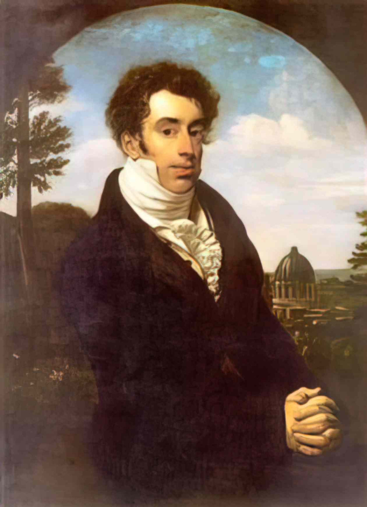 Orest Kiprensky portrait of the prince aleksandr mikhailovich golitsy Art A4 Photo Print