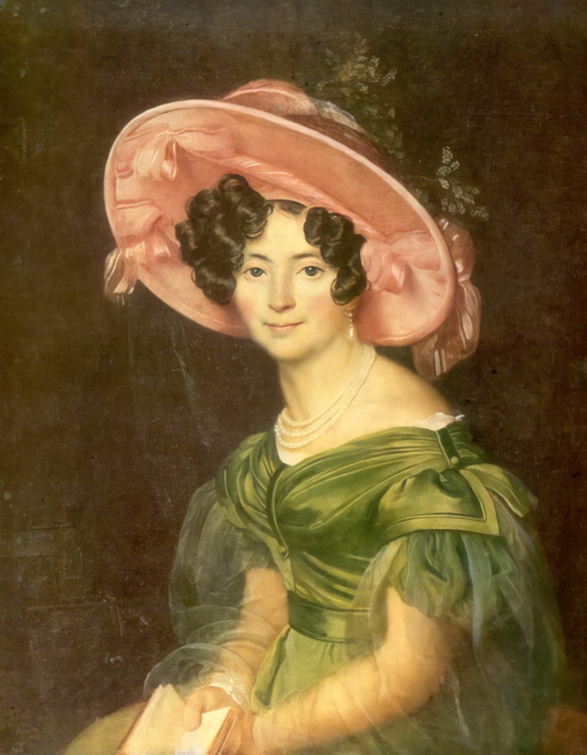 Orest Kiprensky portrait of zinaida volkonskaya A4 Photo Print