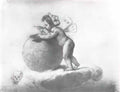 Orest Kiprensky putto with a globe Art A4 Photo Print