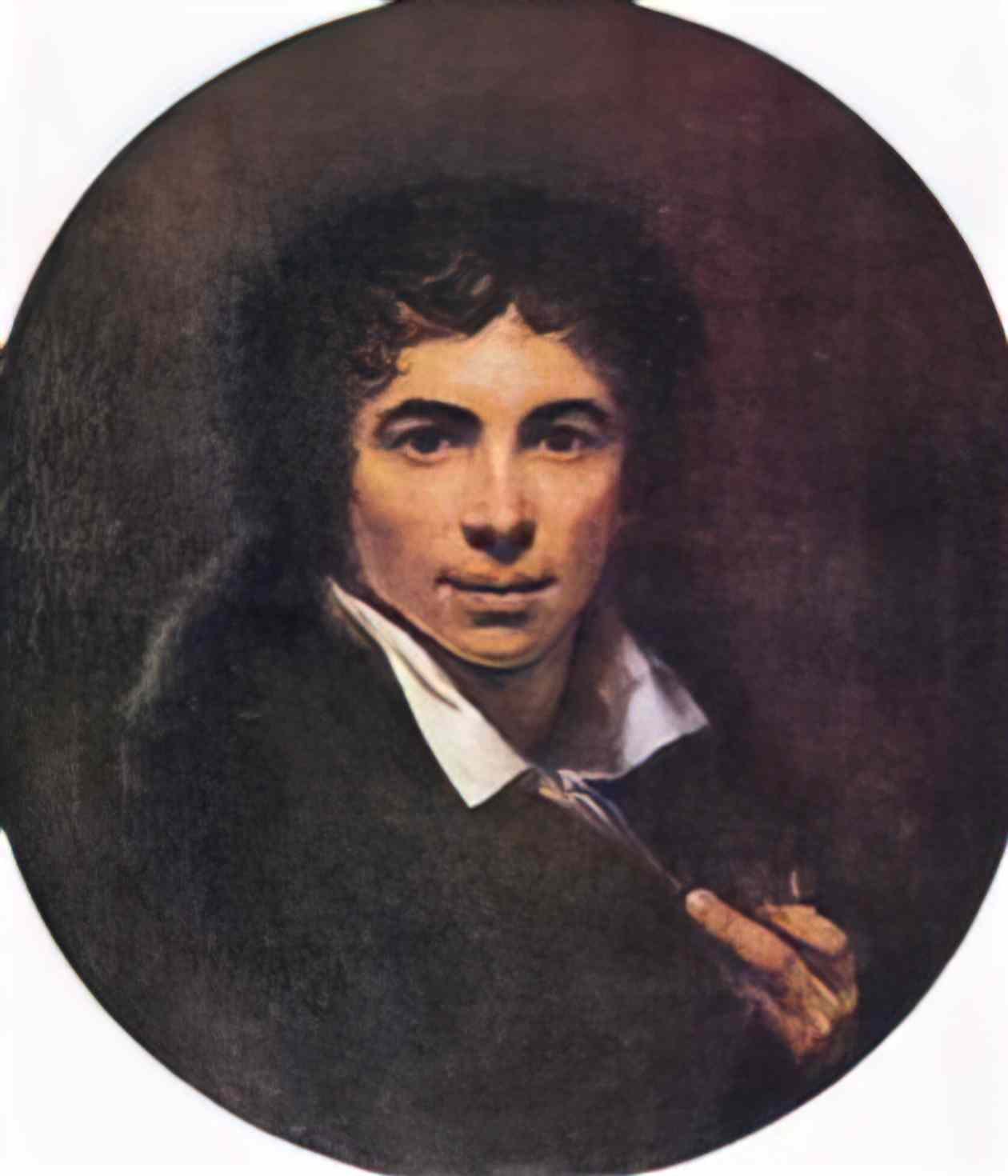Orest Kiprensky self portrait 1820 Art A4 Photo Print
