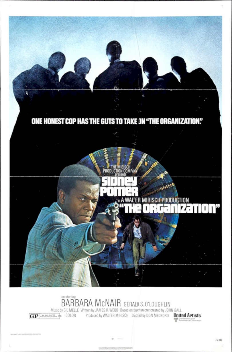 Organization Poitier Blue Vintage Retro Advert Poster A4 Photo Print