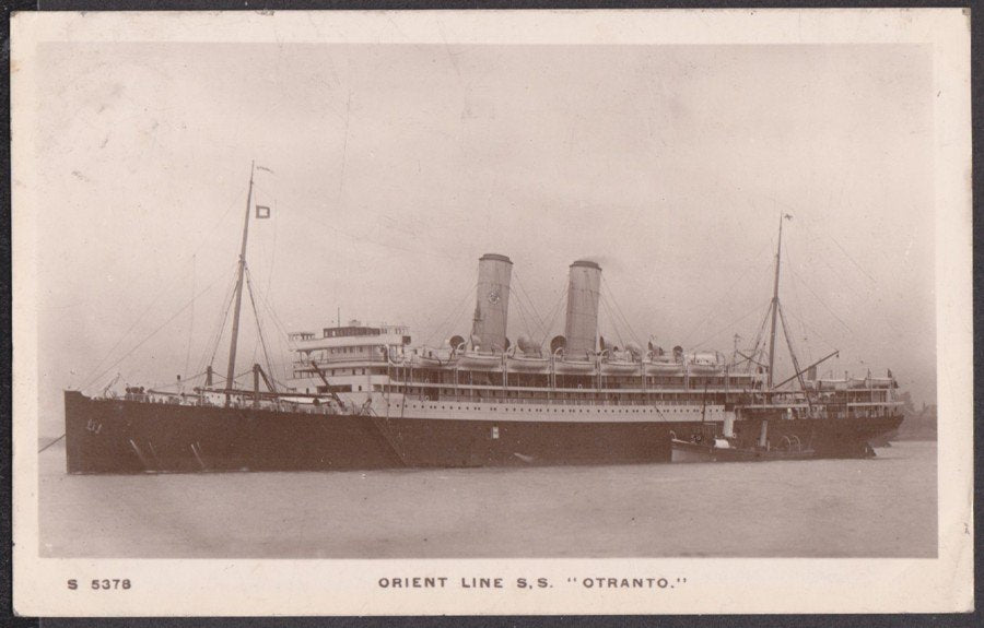 Orient Line Liner Ss Otranto At Sea Vintage A4 Photo Print