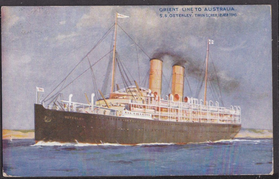 Orient Line To Australia Royal Mail Steamer Ss Osterley Vintage A4 Photo Print