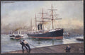 Orient Pacific Line Rms Ormuz In Harbour Vintage A4 Photo Print