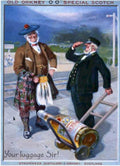 Orkney Scotch Train Vintage Retro Advert Ads A4 Photo Print