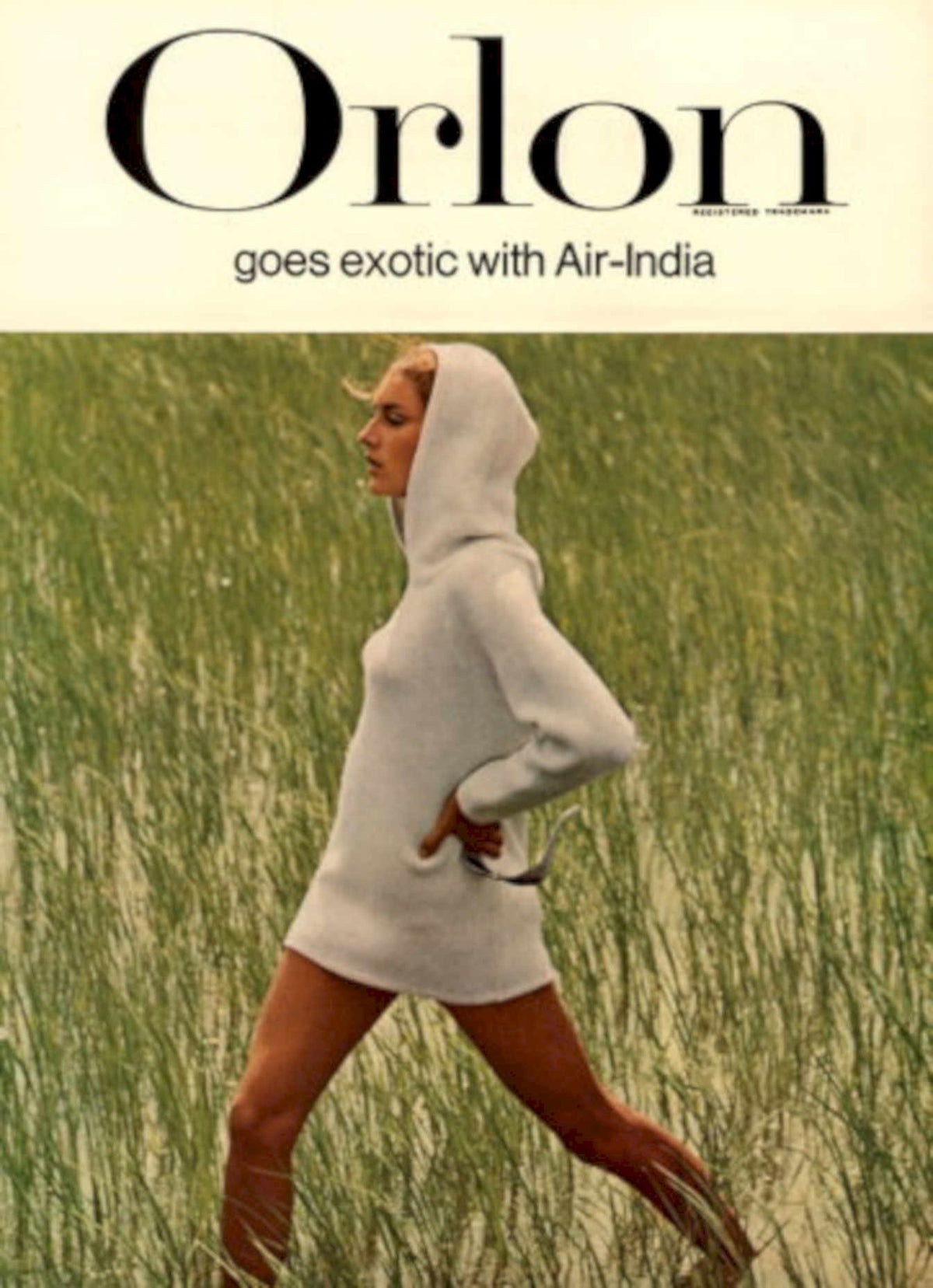 Orlon Dress Grass 1960s Vintage Retro Advert