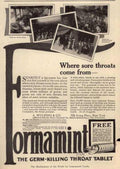 Ornament Theater Throat Vintage Retro Advert Ads A4 Photo Print