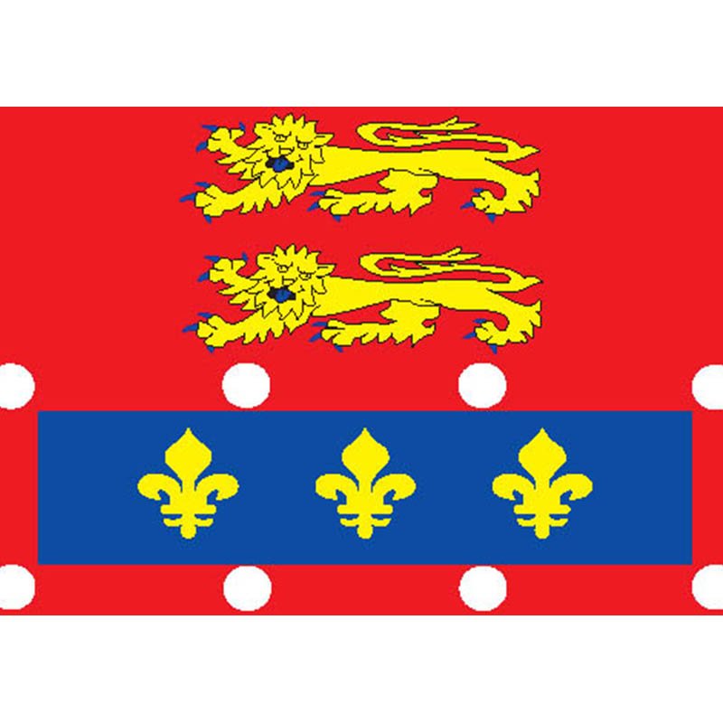 Orne Dep Flag N2972 A4 Photo Print