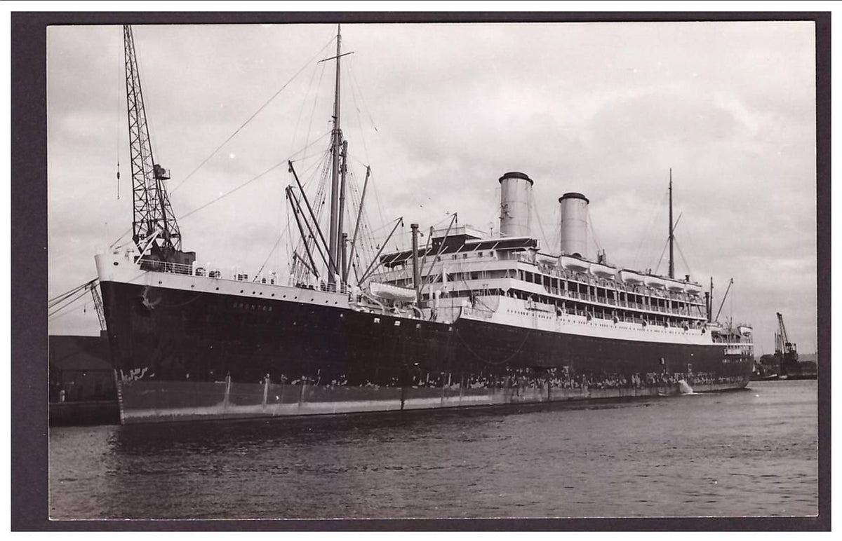 Orontes Orient Line Steam ship A4 Photo Print