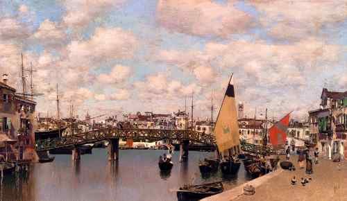 Ortega Martin Rico Y Le Pont Vert  A4 Photo Print