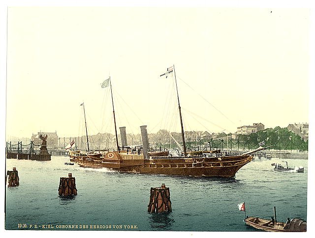 Osborne royal yacht Vintage A4 Photo Print