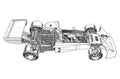 Osella FA2 74 1974 cutaway A4 Photo Print