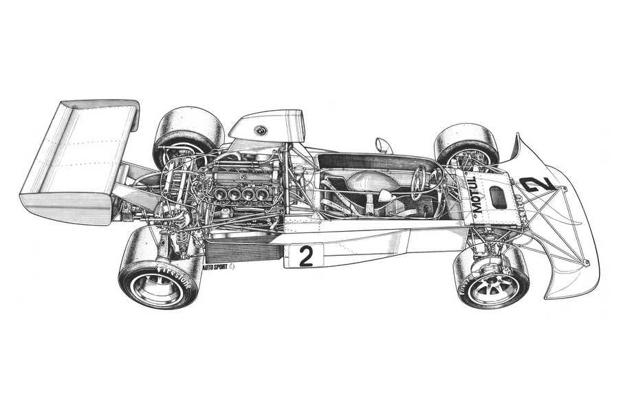 Osella FA2 74 1974 cutaway A4 Photo Print