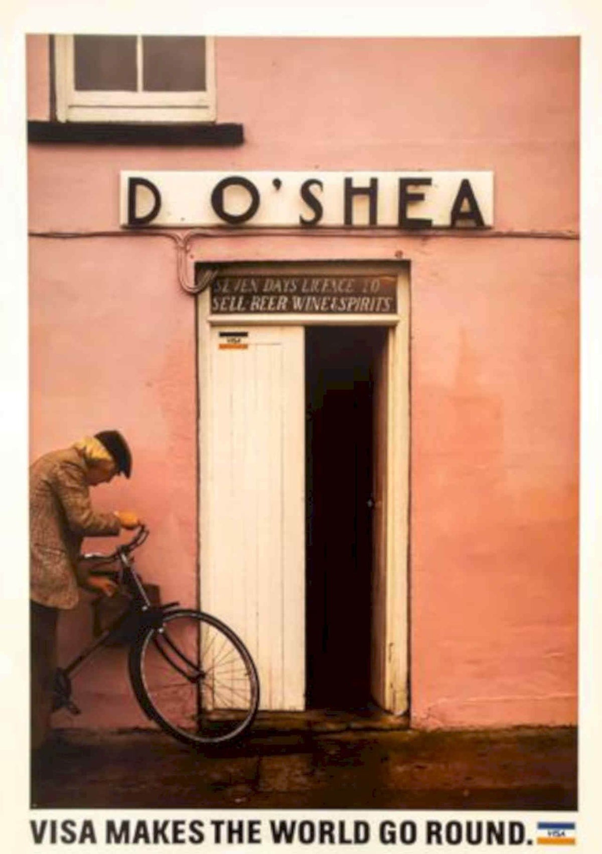 Oshea Pub Visa Vintage Retro Advert Poster A4 Photo Print