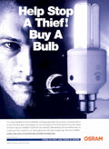 Osram Dulux Sensor 1990s Vintage Retro Advert