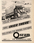 Osram Lamps Victory World War 2 ii 1 Vintage Retro Advert