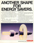 Osram Lampshade Bulbs 1980s Vintage Retro Advert