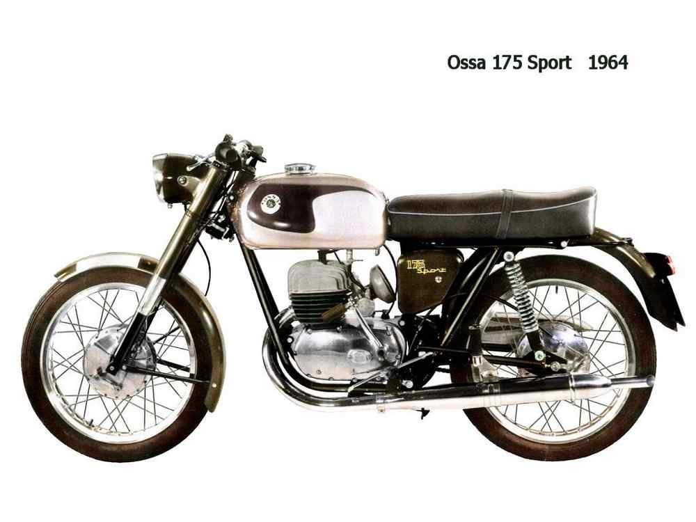 Ossa 175Sport 1964 motorbike A4 Photo Print