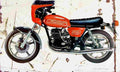 Ossa 250Copa 1979 Aged Vintage A4 Photo Print
