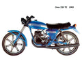 Ossa 250TE 1983 motorbike A4 Photo Print