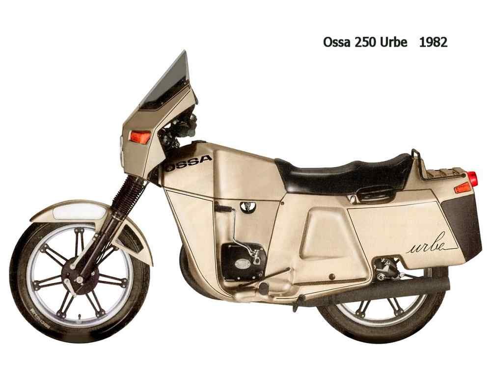 Ossa 250Urbe 1982 motorbike A4 Photo Print