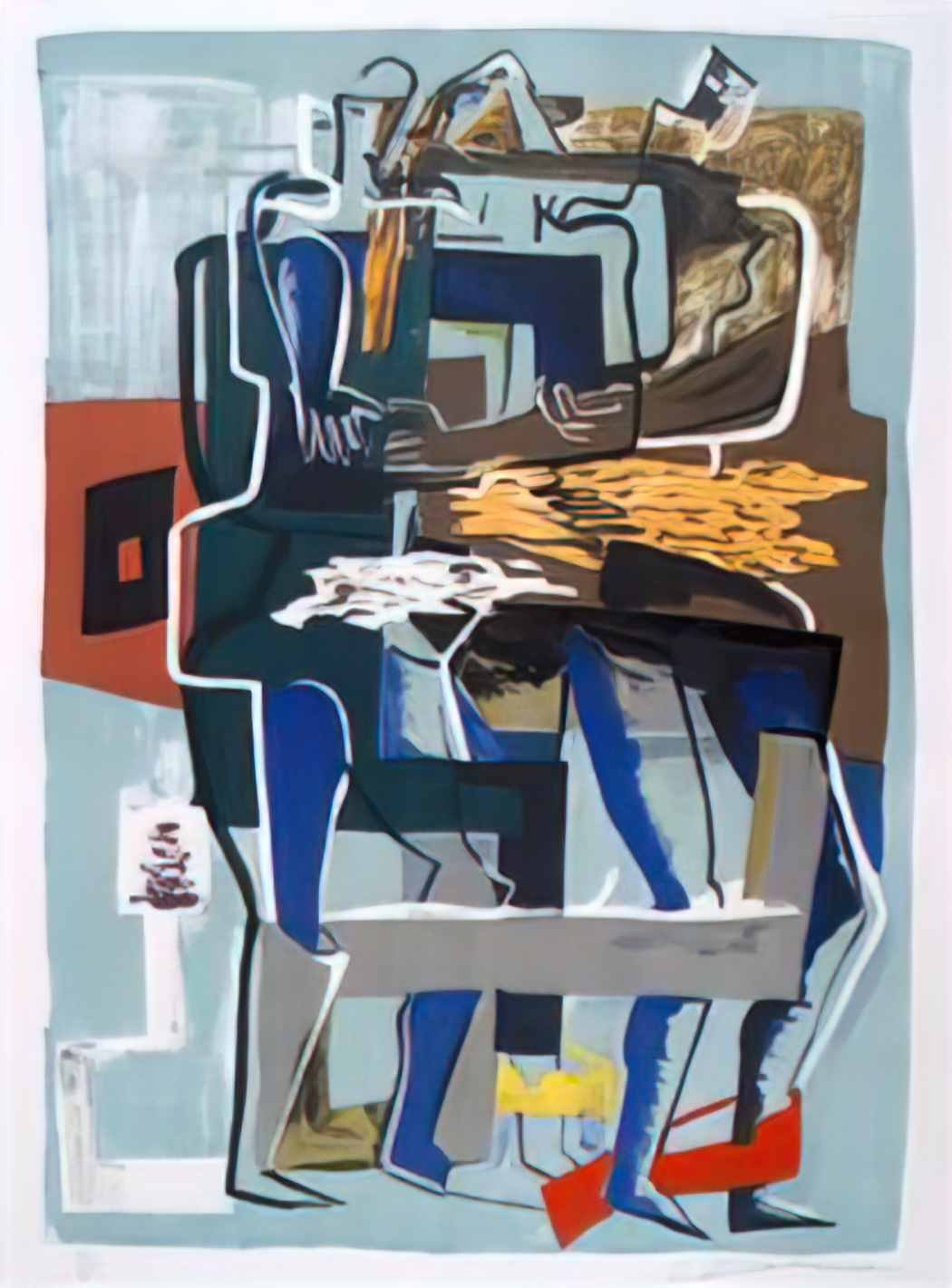 Ossip Zadkine conversation Art A4 Photo Print