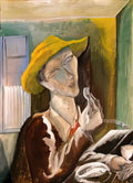 Ossip Zadkine man with the yellow hat Art A4 Photo Print