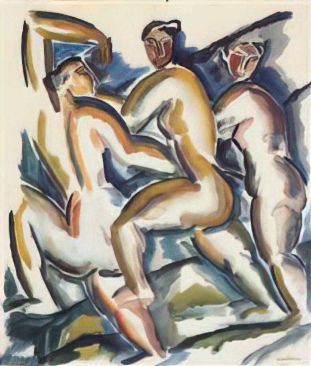 Ossip Zadkine study of women Art A4 Photo Print
