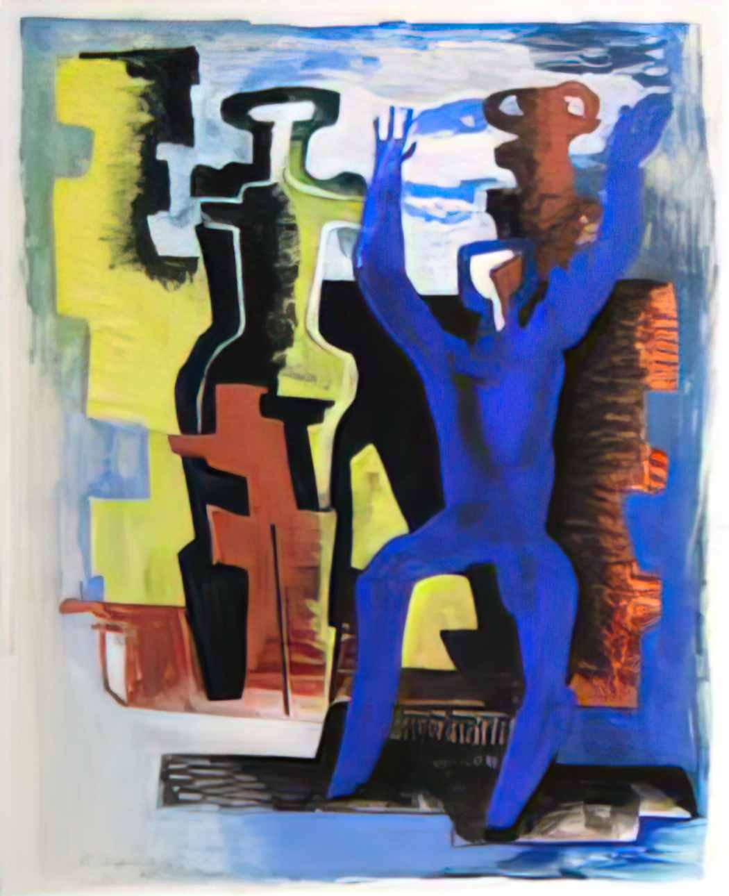 Ossip Zadkine the messengers of the day Art A4 Photo Print