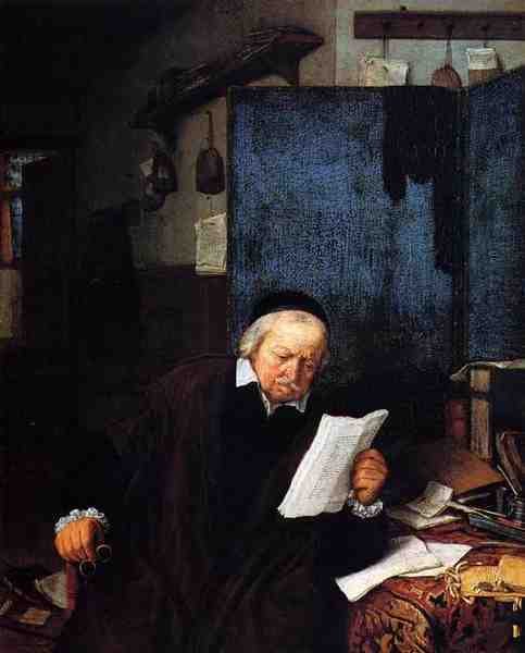 Ostade Adriaen Jansz Van Lawyer In His Study A4 Photo Print