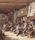 Ostade Adriaen Jansz Van Tavern Interior A4 Photo Print