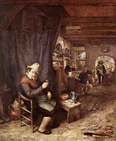 Ostade Adriaen Jansz Van The Drinker A4 Photo Print