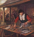 Ostade Adriaen Jansz Van The Fishwife A4 Photo Print