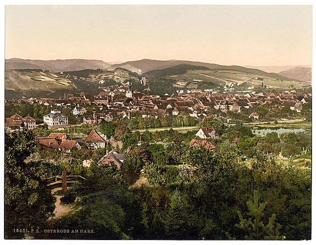 Osterode Hartz Germany Vintage A4 Photo Print