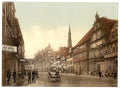 Osterstrasse II Hameln Hanover Vintage A4 Photo Print