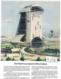 Otis Airport Future Vintage Retro Advert Poster A4 Photo Print