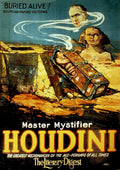 Otis Lith Poster Houdini Master Mystifiers 1920s SHARP A4 Photo Print