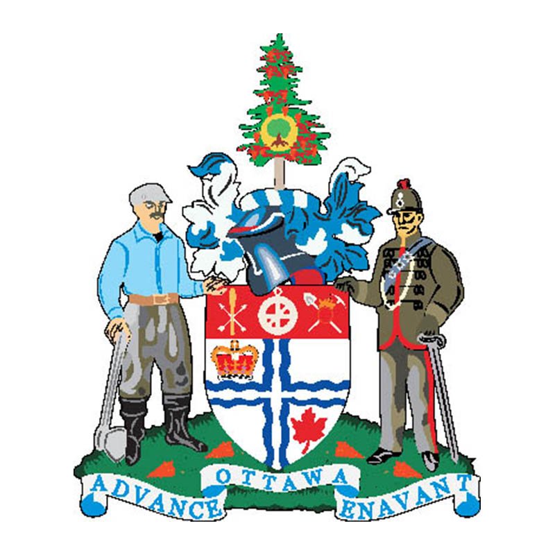 Ottawa City Coat Of Arms N4745 A4 Photo Print