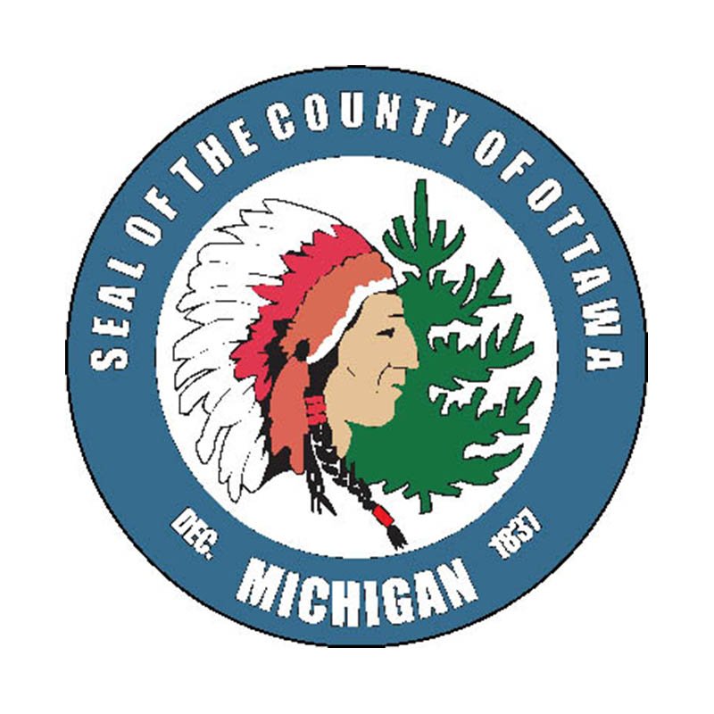 Ottawa County Seal N6717 A4 Photo Print