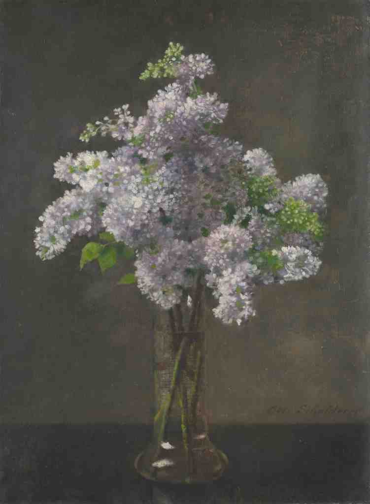 Otto Franz Scholderer Lilac A4 Photo Print