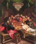 Otto van Veen the last supper Art A4 Photo Print