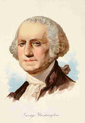 Our Country 1891 George Washington A4 Photo Print