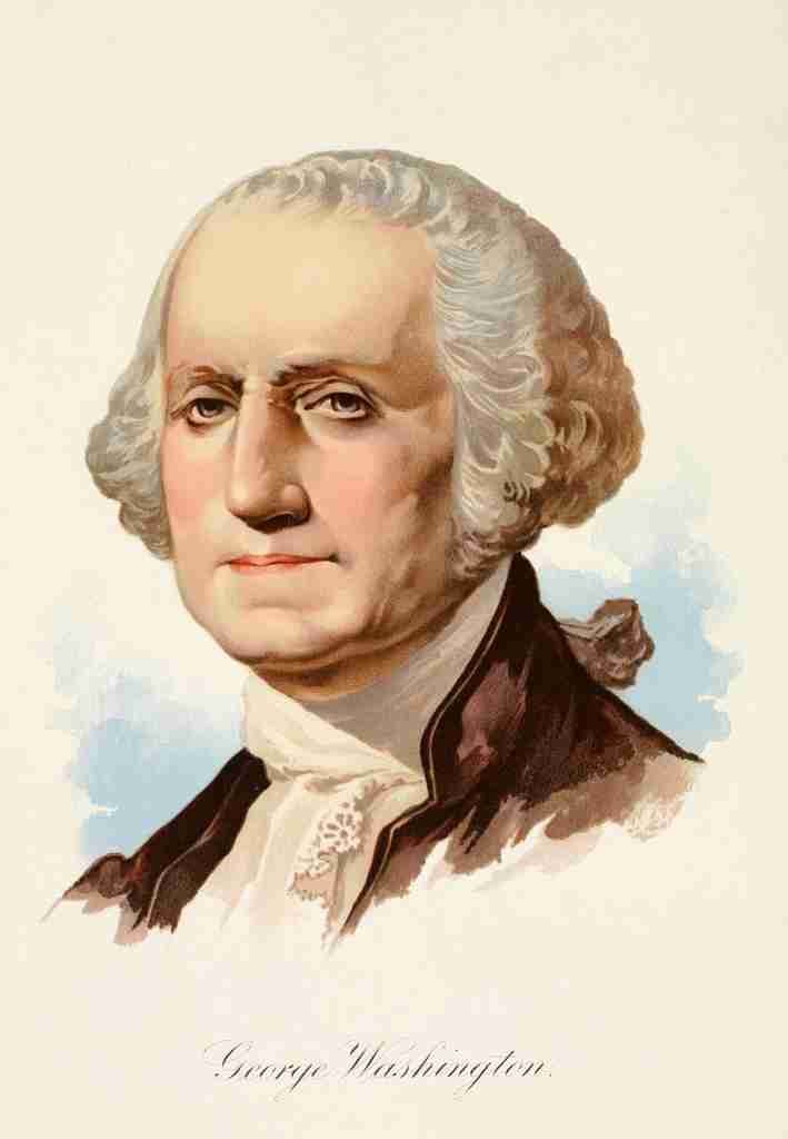 Our Country 1891 George Washington A4 Photo Print
